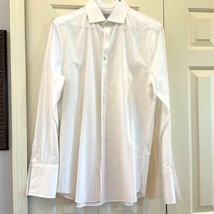 White Long Sleeve Men’s Dress Shirt